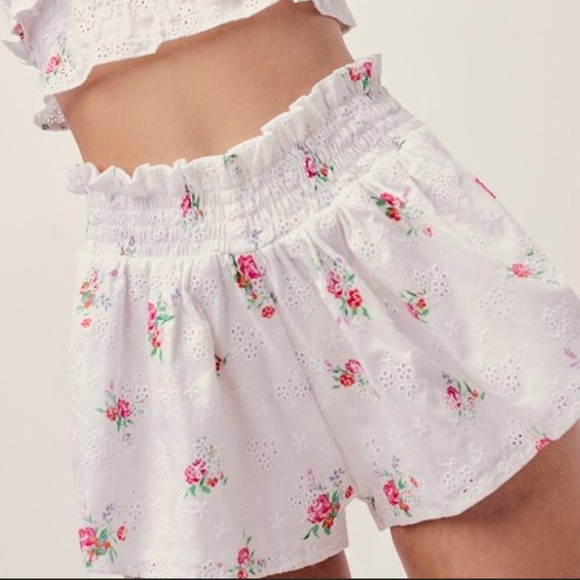Urban Outfitters Other - SALE! For Love & Lemons rose shorts 🌹